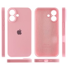 Чехол Silicone Case Full Camera Protective (AA) для Apple iPhone 16 Plus (6.7") – Розовый