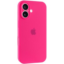 Чехол Silicone Case Full Camera Protective (AA) для Apple iPhone 16 Plus (6.7") – Розовый