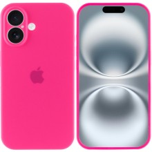 Чехол Silicone Case Full Camera Protective (AA) для Apple iPhone 16 Plus (6.7") – Розовый