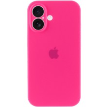 Чехол Silicone Case Full Camera Protective (AA) для Apple iPhone 16 Plus (6.7") – Розовый