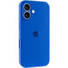 Чехол Silicone Case Full Camera Protective (AA) для Apple iPhone 16 Plus (6.7") – Синий