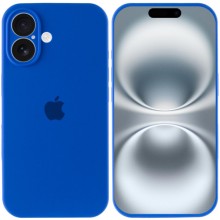 Чехол Silicone Case Full Camera Protective (AA) для Apple iPhone 16 Plus (6.7") – Синий