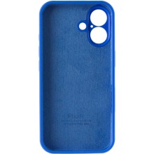 Чехол Silicone Case Full Camera Protective (AA) для Apple iPhone 16 Plus (6.7") – Синий