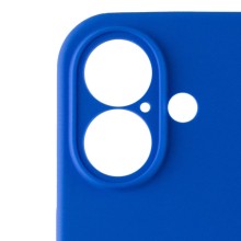 Чехол Silicone Case Full Camera Protective (AA) для Apple iPhone 16 Plus (6.7") – Синий