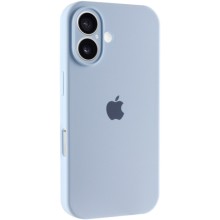 Чехол Silicone Case Full Camera Protective (AA) для Apple iPhone 16 Plus (6.7") – Голубой