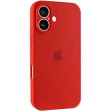 Чехол Silicone Case Full Camera Protective (AA) для Apple iPhone 16 Plus (6.7") – Красный