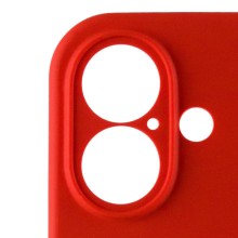 Чехол Silicone Case Full Camera Protective (AA) для Apple iPhone 16 Plus (6.7") – Красный