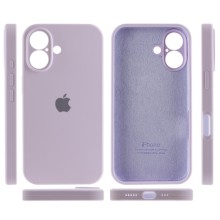Чехол Silicone Case Full Camera Protective (AA) для Apple iPhone 16 Plus (6.7") – Сиреневый