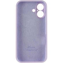 Чехол Silicone Case Full Camera Protective (AA) для Apple iPhone 16 Plus (6.7") – Сиреневый