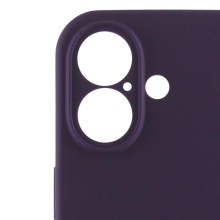 Чехол Silicone Case Full Camera Protective (AA) для Apple iPhone 16 Plus (6.7") – Фиолетовый