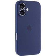 Чехол Silicone Case Full Camera Protective (AA) для Apple iPhone 16 Plus (6.7") – Синий