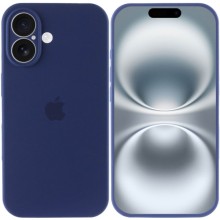Чехол Silicone Case Full Camera Protective (AA) для Apple iPhone 16 Plus (6.7") – Синий