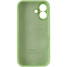 Чехол Silicone Case Full Camera Protective (AA) для Apple iPhone 16 Plus (6.7") – Мятный