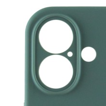 Чехол Silicone Case Full Camera Protective (AA) для Apple iPhone 16 Plus (6.7") – Зеленый