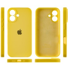Чехол Silicone Case Full Camera Protective (AA) для Apple iPhone 16 Plus (6.7") – Желтый
