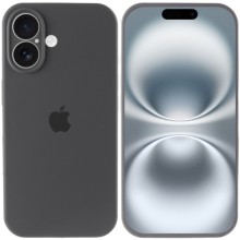 Чехол Silicone Case Full Camera Protective (AA) для Apple iPhone 16 Plus (6.7") – Серый