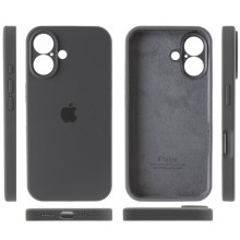 Чехол Silicone Case Full Camera Protective (AA) для Apple iPhone 16 Plus (6.7") – Серый