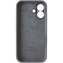 Чехол Silicone Case Full Camera Protective (AA) для Apple iPhone 16 Plus (6.7") – Серый
