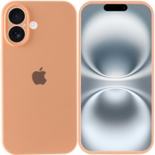 Чехол Silicone Case Full Camera Protective (AA) для Apple iPhone 16 Plus (6.7") – Оранжевый