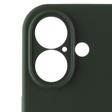 Чехол Silicone Case Full Camera Protective (AA) для Apple iPhone 16 Plus (6.7") – Зеленый