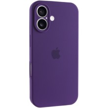 Чехол Silicone Case Full Camera Protective (AA) для Apple iPhone 16 Plus (6.7") – Фиолетовый