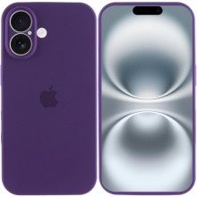 Чехол Silicone Case Full Camera Protective (AA) для Apple iPhone 16 Plus (6.7") – Фиолетовый