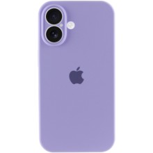 Чехол Silicone Case Full Camera Protective (AA) для Apple iPhone 16 Plus (6.7") – Сиреневый