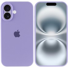 Чехол Silicone Case Full Camera Protective (AA) для Apple iPhone 16 Plus (6.7") – Сиреневый