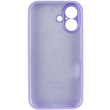 Чехол Silicone Case Full Camera Protective (AA) для Apple iPhone 16 Plus (6.7") – Сиреневый