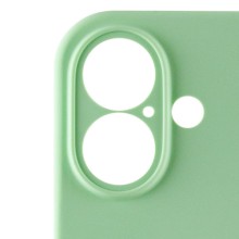 Чехол Silicone Case Full Camera Protective (AA) для Apple iPhone 16 Plus (6.7") – Зеленый