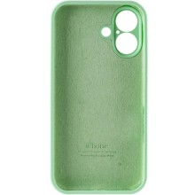 Чехол Silicone Case Full Camera Protective (AA) для Apple iPhone 16 Plus (6.7") – Зеленый