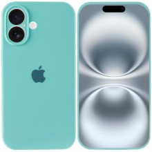 Чехол Silicone Case Full Camera Protective (AA) для Apple iPhone 16 Plus (6.7") – Бирюзовый