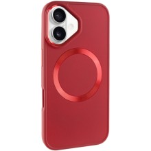 TPU чехол Bonbon Metal Style with MagSafe для Apple iPhone 16 Plus (6.7") – Красный