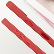 TPU чехол Bonbon Metal Style with MagSafe для Apple iPhone 16 Plus (6.7") – Красный