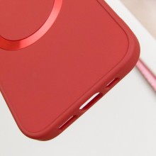 TPU чехол Bonbon Metal Style with MagSafe для Apple iPhone 16 Plus (6.7") – Красный