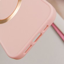 TPU чехол Bonbon Metal Style with MagSafe для Apple iPhone 16 Plus (6.7") – Розовый