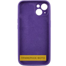 Чехол Silicone Case Full Protective (AA) NO LOGO для Apple iPhone 16 Plus (6.7") – Фиолетовый