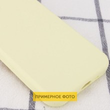 Чехол Silicone Case Full Protective (AA) NO LOGO для Apple iPhone 16 Plus (6.7") – Желтый