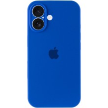 Чохол Silicone Case Full Camera Protective (AA) для Apple iPhone 16 Plus (6.7") – Синій