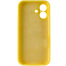 Чохол Silicone Case Full Camera Protective (AA) для Apple iPhone 16 Plus (6.7") – Жовтий