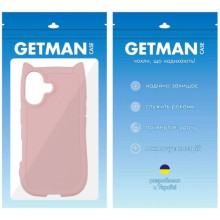 Чехол TPU GETMAN Cat with straps для Apple iPhone 16 Plus (6.7") – Розовый