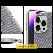 Чохол TPU+PC Carbon Mirage with MagSafe для Apple iPhone 16 Plus (6.7") – Сірий