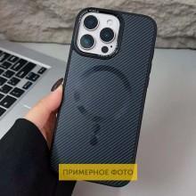 Чохол TPU+PC Carbon Mirage with MagSafe для Apple iPhone 16 Plus (6.7") – Чорний