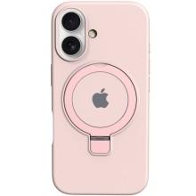 Чохол Silicone Case Full Protective with Ring для Apple iPhone 16 Plus (6.7") – Рожевий