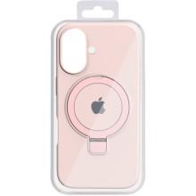 Чохол Silicone Case Full Protective with Ring для Apple iPhone 16 Plus (6.7") – Рожевий