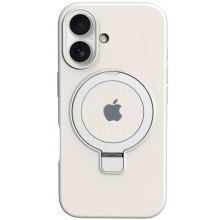 Чохол Silicone Case Full Protective with Ring для Apple iPhone 16 Plus (6.7") – Білий