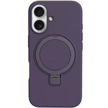 Чохол Silicone Case Full Protective NO LOGO with Ring для Apple iPhone 16 Plus (6.7") – Фіолетовий