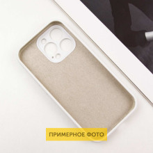 Чехол Silicone Case Full Camera Protective (AA) NO LOGO для Apple iPhone 16 Plus (6.7") – Белый
