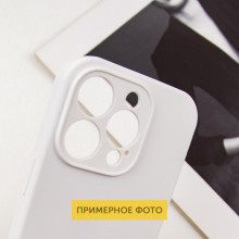 Чехол Silicone Case Full Camera Protective (AA) NO LOGO для Apple iPhone 16 Plus (6.7") – Белый