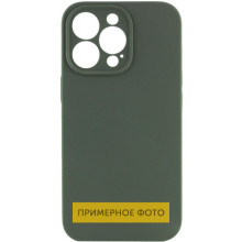 Чехол Silicone Case Full Camera Protective (AA) NO LOGO для Apple iPhone 16 Plus (6.7") – Зеленый